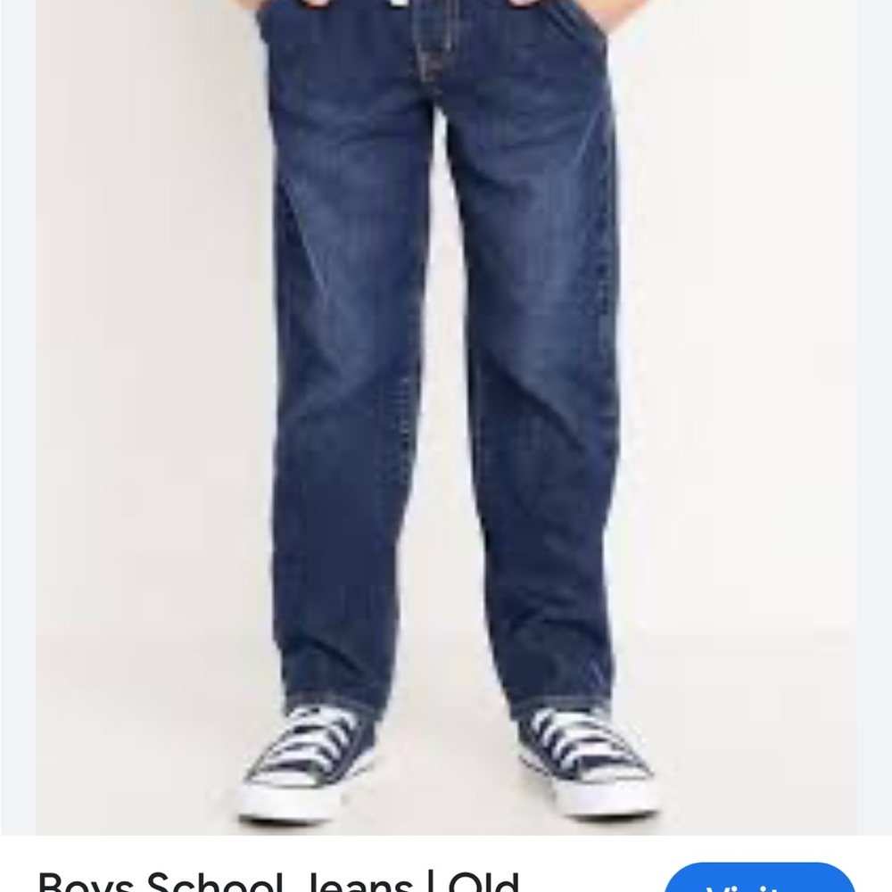 Old Navy Indigo boys School jeans- never worn